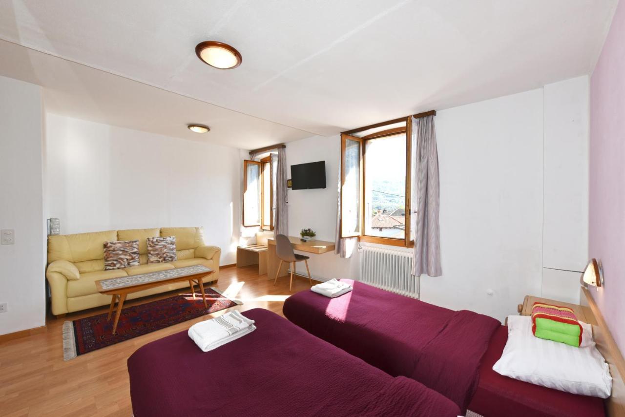 Hotel Pensione Serena Purasca Bagian luar foto